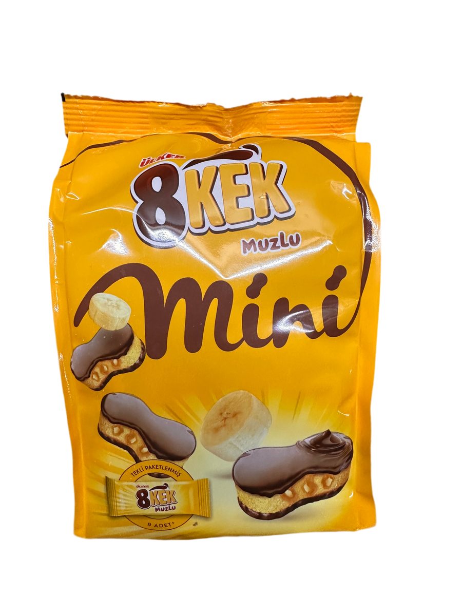 Shop Ulker 8kek Mini Cake w. Banana 162g (Ulker) online - MezeHub