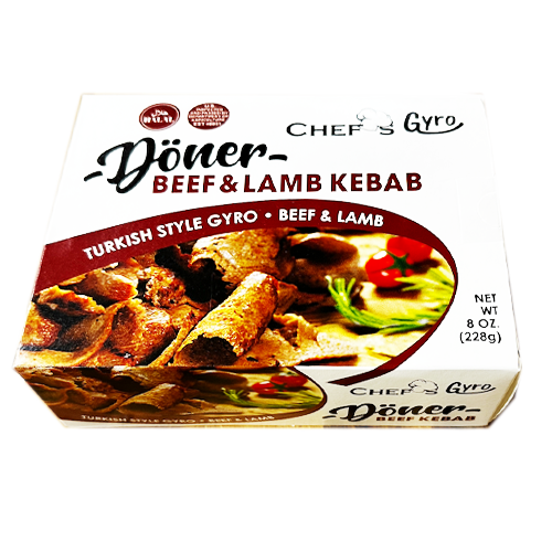 Shop Gyro Beef & Lamb Doner Kebeb (Box) 226g (Chef's) online MezeHub