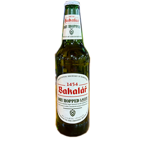 Shop Bakalar Premium Dry Hopped Lager 0.5L (Rakovnik) online - MezeHub