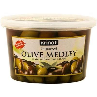 Greek Olive Medley 454g (Krinos) - MezeHub