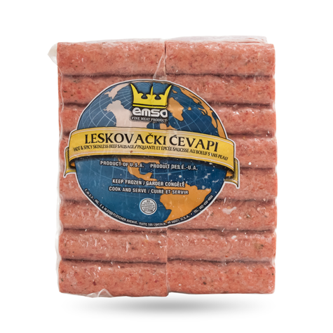 Beef Sausages, Leskovacki Brand (price per pound) (EMSA) (4433734959138)