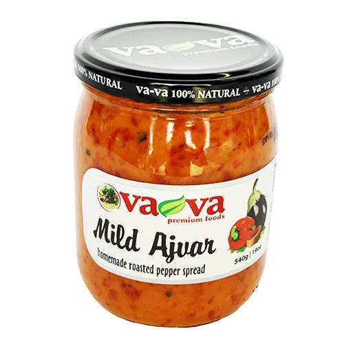 Ajvar MILD Roasted Pepper Spread  540g (Va-Va) (4433737842722)