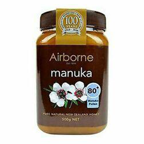 Airbone Honey MANUKA 80+ (AAH Active Health Honey)  500g (Airbone Honey) (4433738694690)