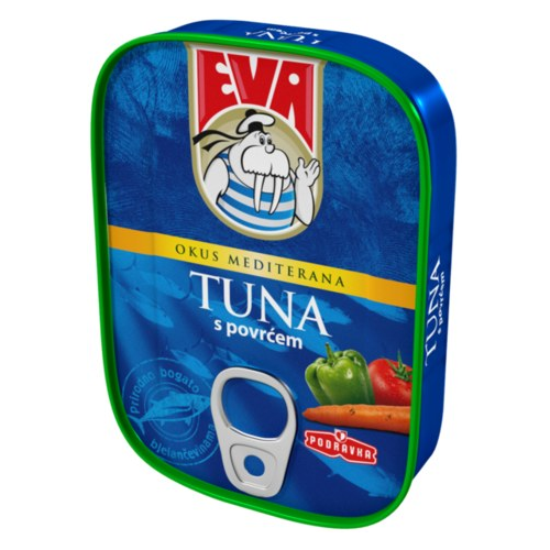 Adriatic Tuna with Vegetables in Tomato Sauce  115g (Eva) (4433730076706)