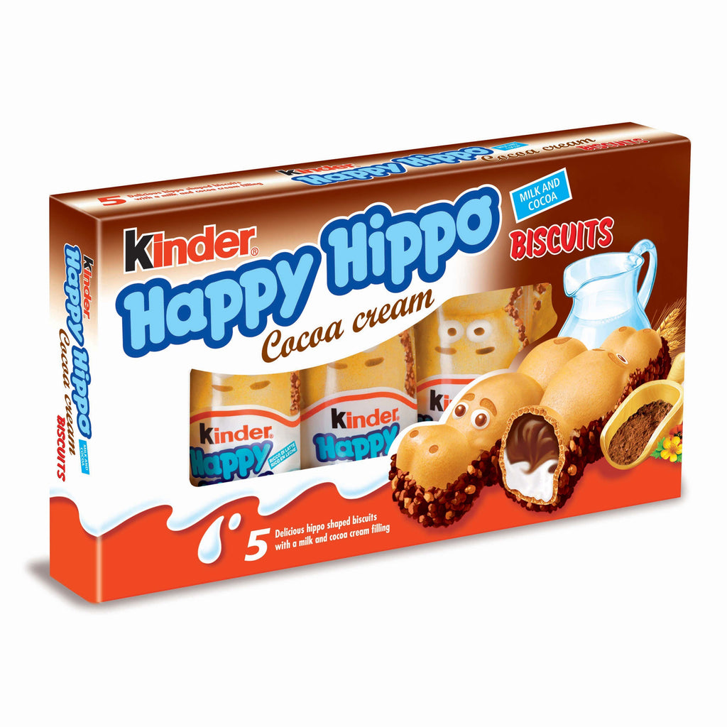 Happy Hippo Cocoa Biscuits  103g (Kinder) (4433746395170)