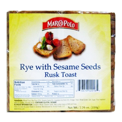 rye with sesame seeds