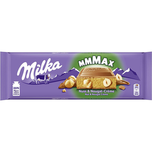 Milka mmMax Hazelnuts and Nougat Creme    300g (Milka) (4433751703586)