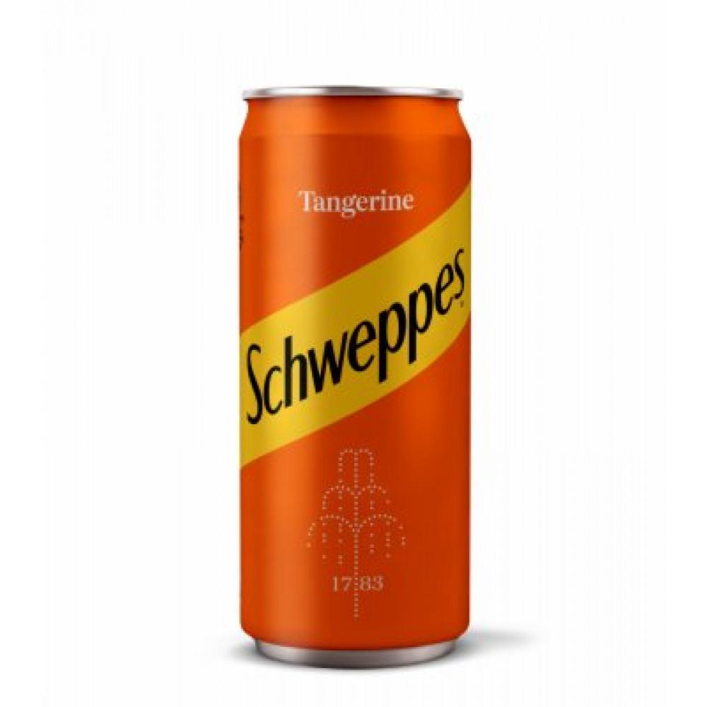 Schweppes Tangerine Cans  330ml (Fanta) (4433738825762)