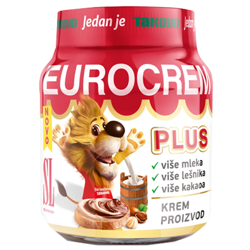 Shop Eurocrem PLUS Hazelnut Milk And Cocoa Spread 350g (Takovo) Online ...