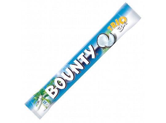 Shop Bounty Coconut Milk Chocolate Trio Bar 85g (Mars) online - MezeHub