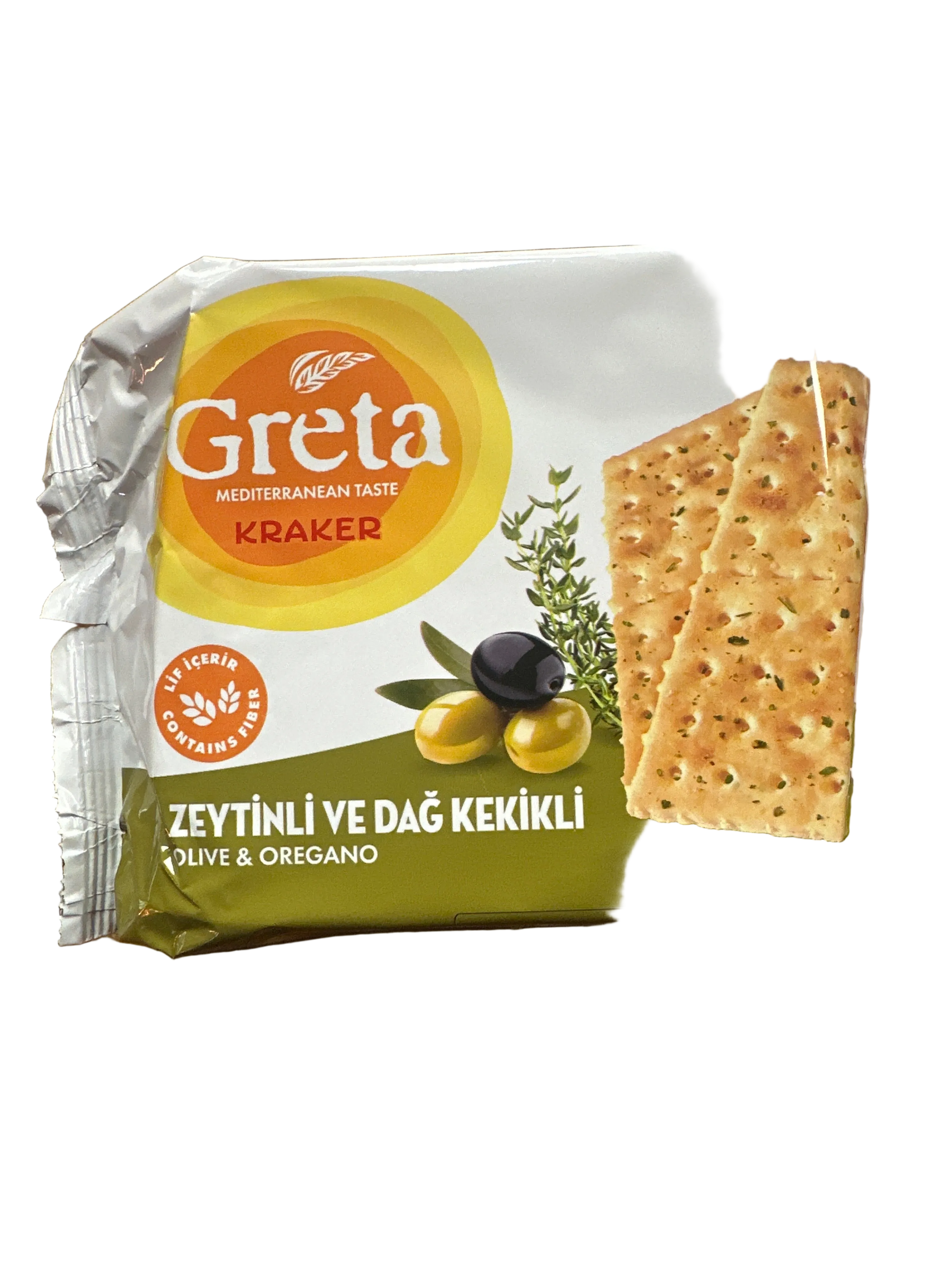 Shop GRETA Crackers OLIVES & THYME 120g (Greta) online - MezeHub