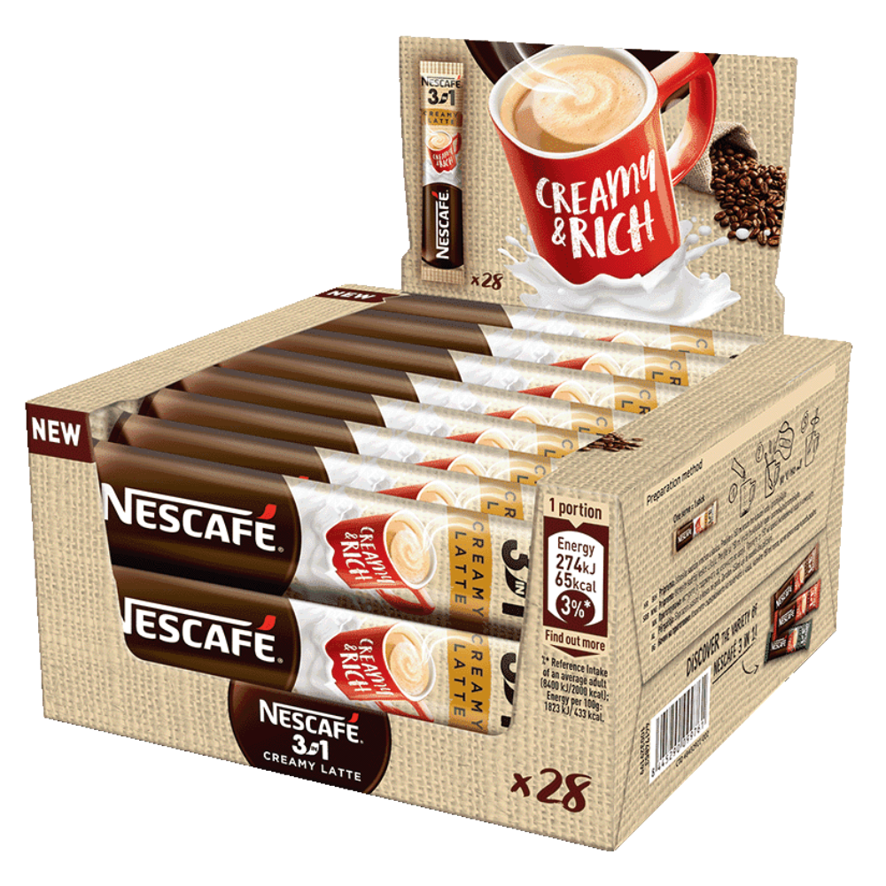 Nescafe 3 in 1 Creamy Latte Coffee Single PACKET (Nescafe)