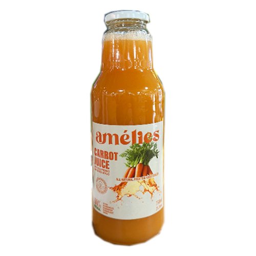 Fresh-Pressed Carrot & Apple Juice 750ml (Amelie's) - MezeHub