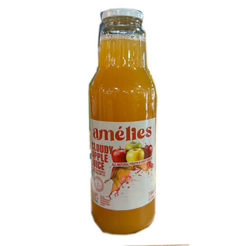 Fresh-Pressed Cloudy Apple Juice 750ml (Amelie's) - MezeHub
