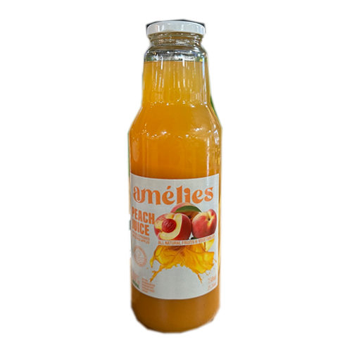 Fresh-Pressed Peach Juice 750ml (Amelie's) - MezeHub