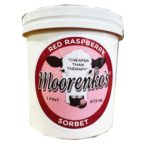 Moorenko's Small Batch Red Raspberry Sorbet 1 Pint (Moorenko's)