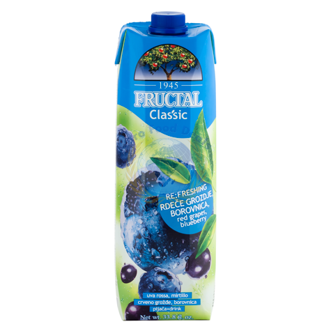 Classic Blueberry Drink  1L (Fructal) (4433736368162)