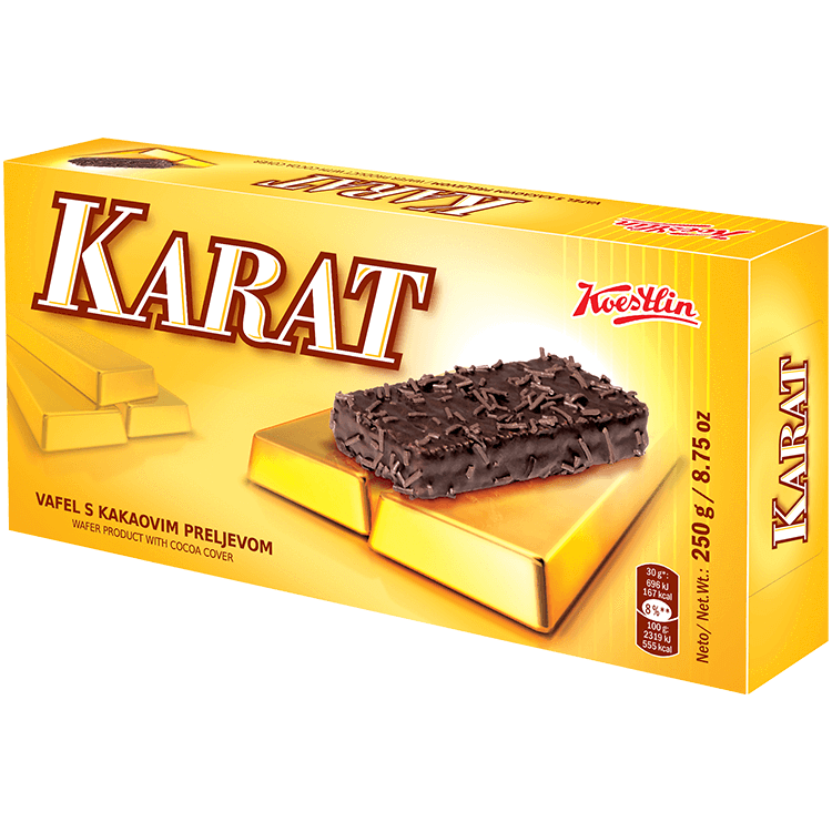 Karat Wafers with Cocoa Cover  250g (Koestlin) (4433747509282)