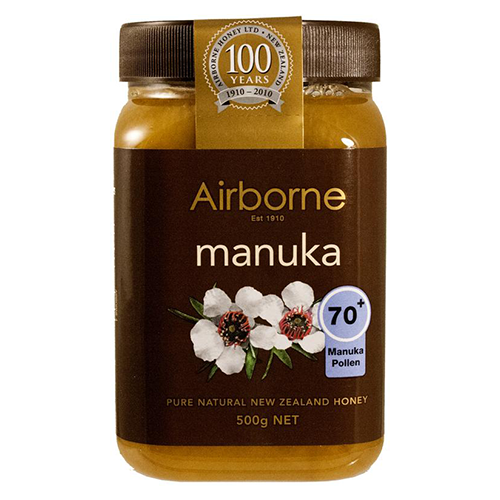 Airbone Honey MANUKA 70+ (AAH Active Health Honey)  500g (Airbone Honey) (4433738596386)