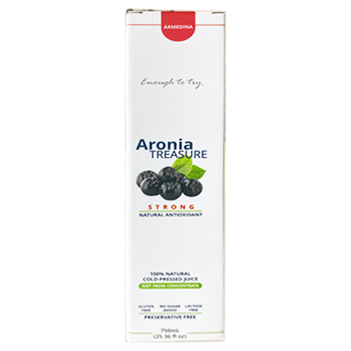 Aronia Treasure 100% Natural Concentrate Cold-Pressed Juice 750ml (Armedina)
