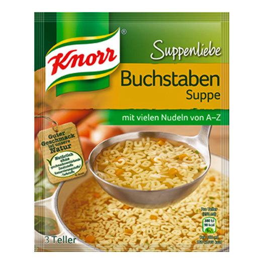 Shop Noodle Alphabet Soup / Buchstaben Suppe 82g (Knorr) online - MezeHub