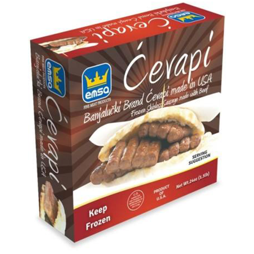 Shop Banjalucki Beef Sausages / Banjalucki Cevapi (Box) 680g (EMSA ...