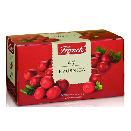 Cranberry Tea Brusnica Caj  55g (Franck) (4433743937570)