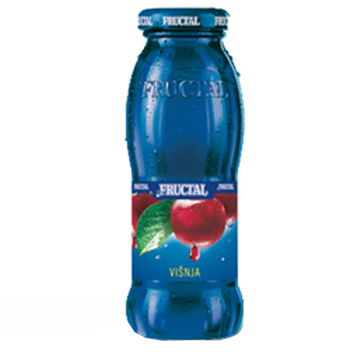 Superior Sour Cherry Nectar Glass Bottle  200ml (Fructal) (4433744265250)