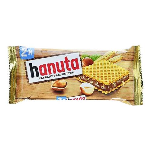 Hanuta Hazelnut Chocolate Wafers  44g (Ferrero) (4433743216674)
