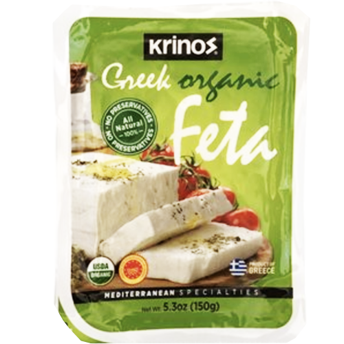 Greek Organic Feta Cheese  150g (Krinos) (4433733746722)