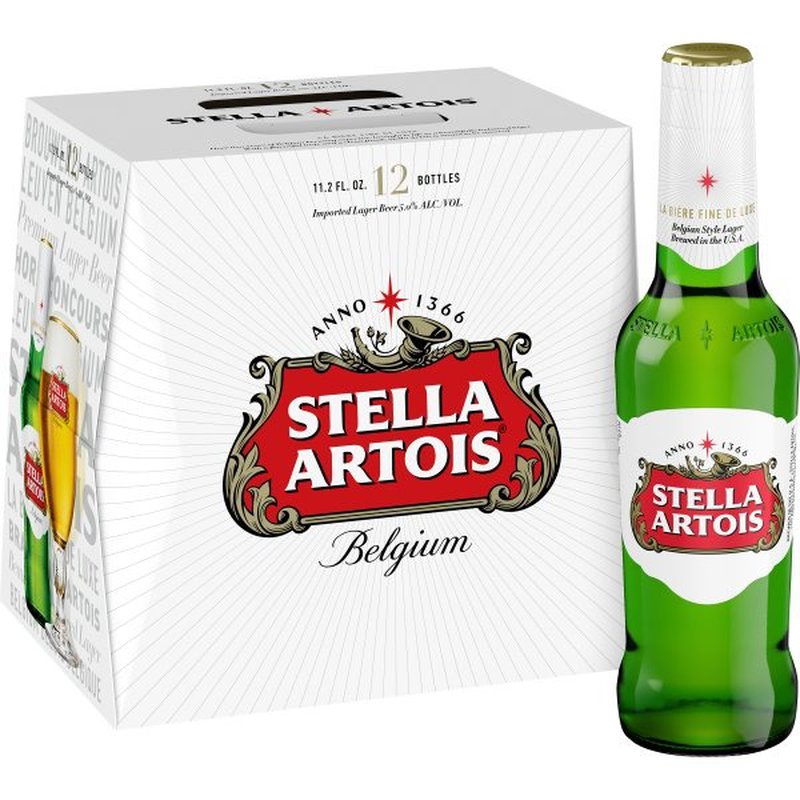 Stella Artois Lager Beer 12-Pack (Stella Artois) – MezeHub