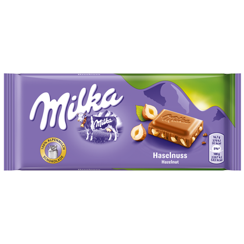 Milka with Hazelnuts / Haselnuss Chocolate 100g (Milka) – MezeHub