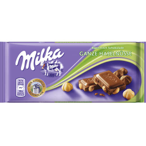 Milka Alpine Chocolate Bar with Whole Hazelnut 250g (Milka) – MezeHub