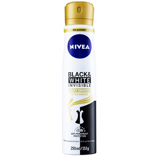 NIVEA Deo Spray B&W Invisible Silky Smooth WOMEN 150ml (Nivea