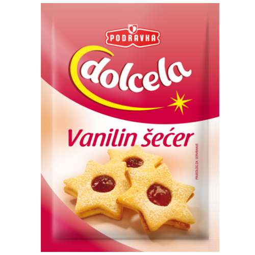 Dolcela Vanilla Sugar Vanilin Secer  10g (Podravka) (4433754390562)