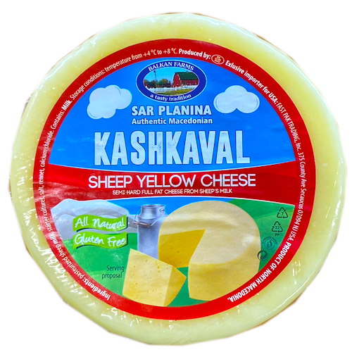 Sar Planina Kashkaval (Balkan Yellow MezeHub Sheep 13oz/369g Farms) – Cheese