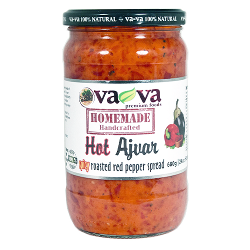 Homemade HOT Ajvar  680g (Va-Va) (4433737646114)