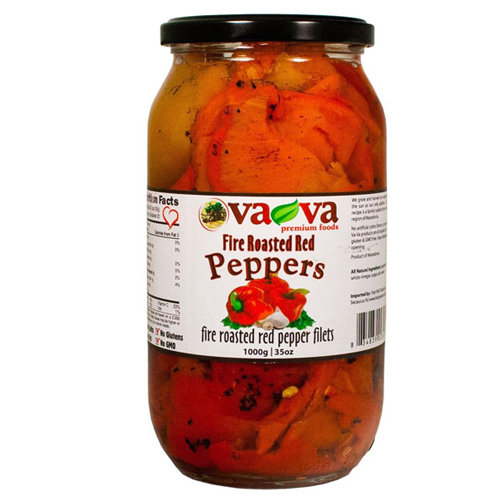 Fire Roasted Red Peppers  1000g (Va-Va) (4433730043938)