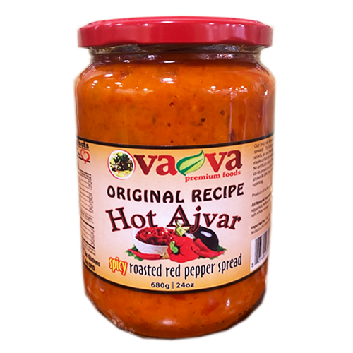 Original Recipe HOT Ajvar 680g (Va-Va) - MezeHub