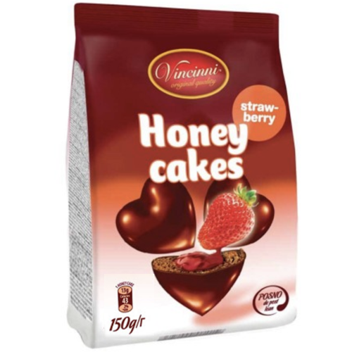 Honey Hearts Strawberry  150g (Vincinni) (4433728831522)