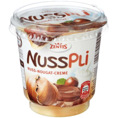 Shop Nusspli Nuss Nougat Creme 400g (Zentis) online - MezeHub